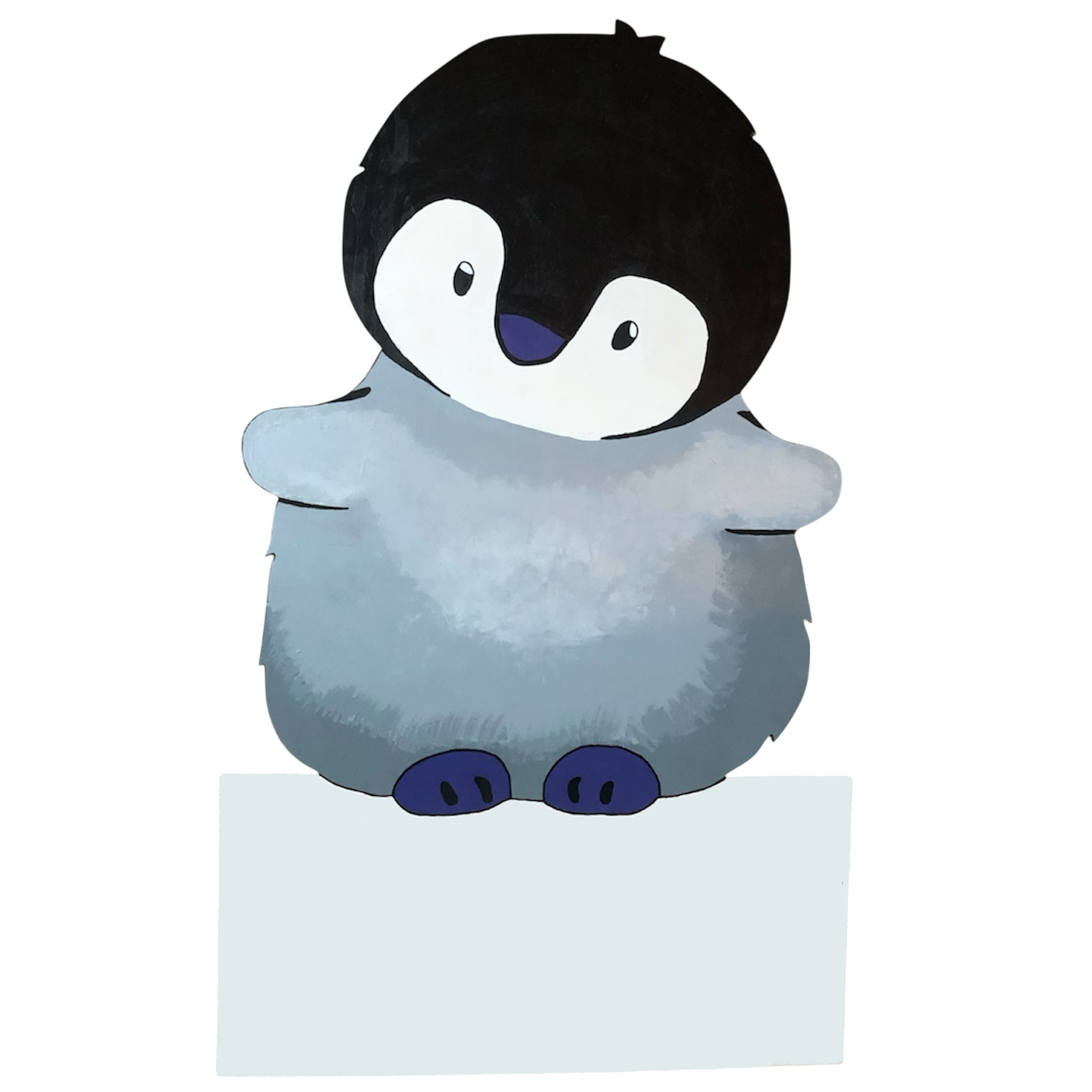 Geburtstafel Pinguin