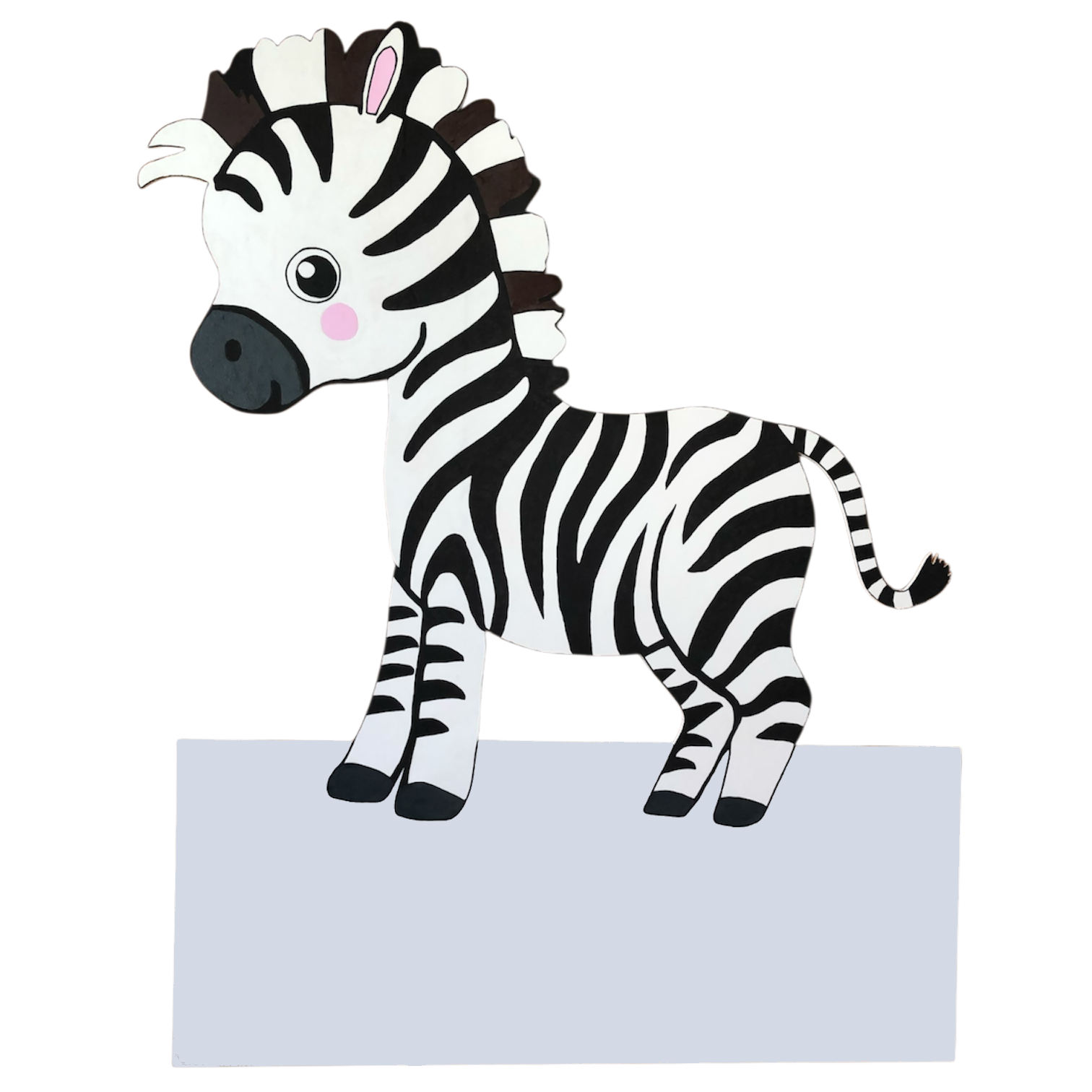 Geburtstafel Zebra