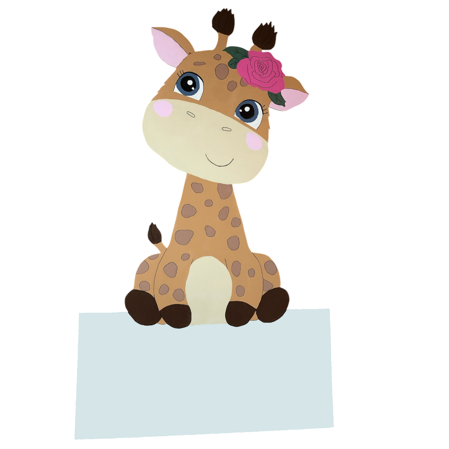 Geburtstafel Giraffe